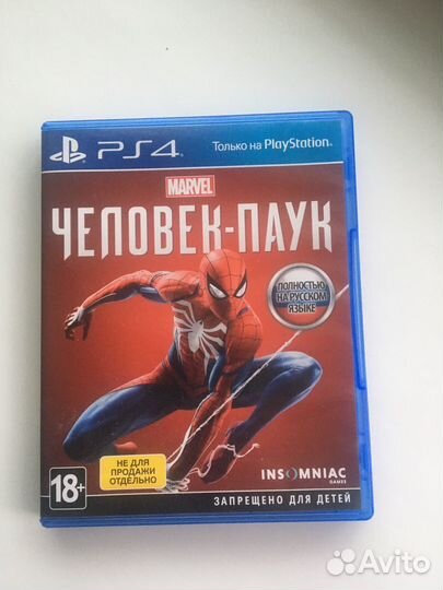 Игра для playstation ps4 человек паук