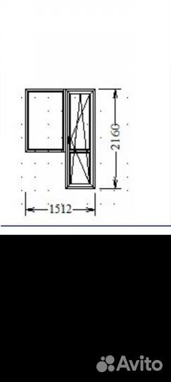 Дверь балконная и окно пвх