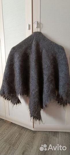 Шаль пуховая ручная работа