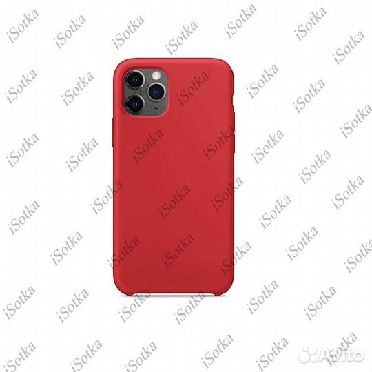 Чехол Apple iPhone 11 Pro Leather Case (красный)
