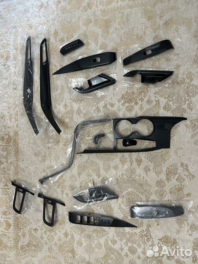 Карбоновые детали салона на camry 70 камри 75