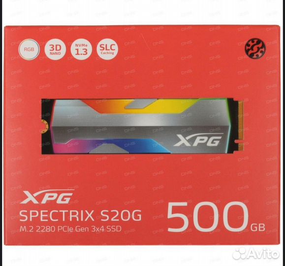 Ssd m2 Adata XPG 500 Гб