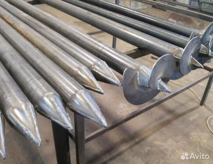 Винтовые сваи, фундамент