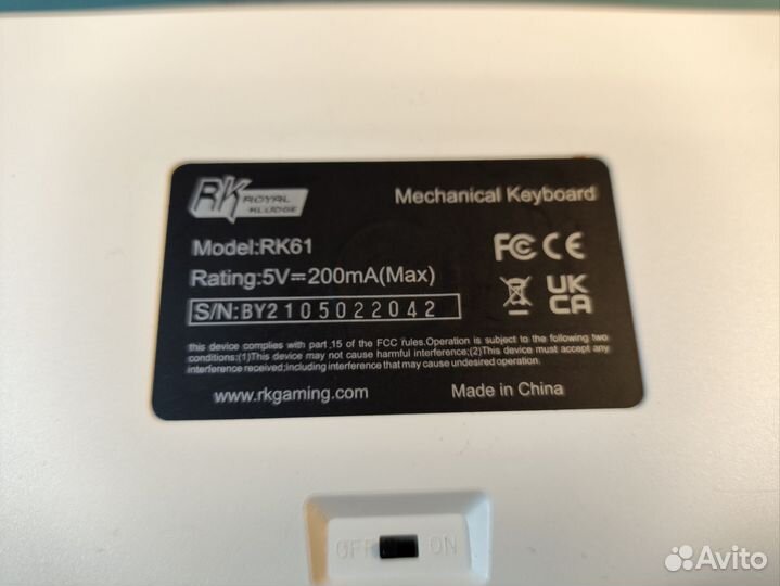 Механическая клавиатура rk royal kludge rk61