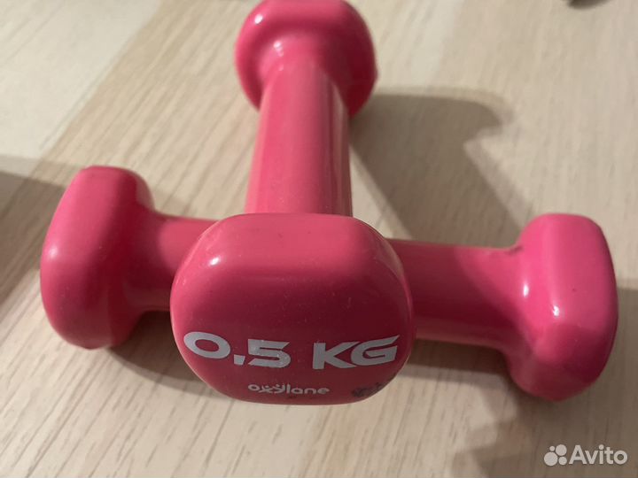 Гантели пвх 0,5 кг