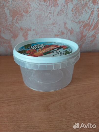 Контейнер пластиковый пищевой б/у 500 и 1000 мл