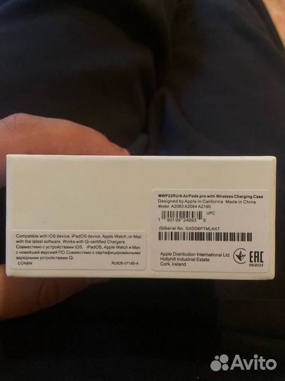 Беспроводные наушники apple airpods pro