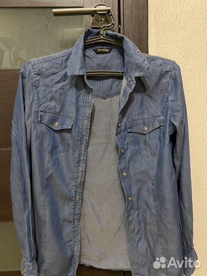 Джинсовая рубашка новая