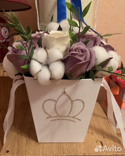 Мыльные букеты с шарами