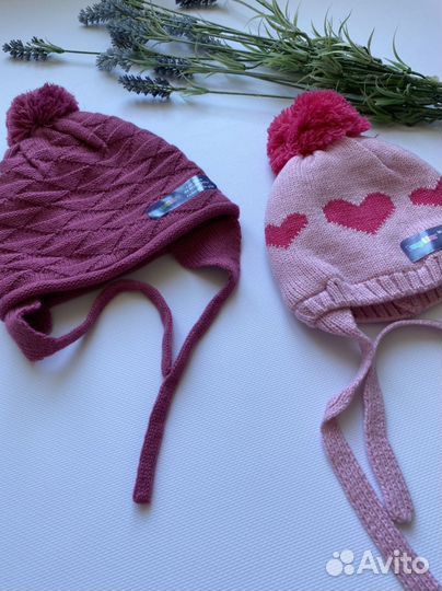 Шапка новая рост 62-68 см 74-80 см