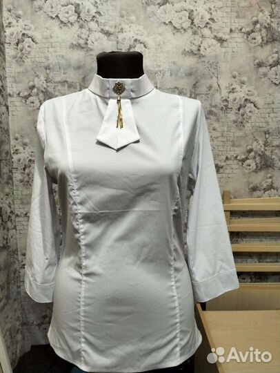 Блузка белая для девочек