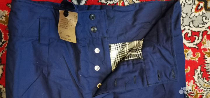 СССР Зимние штаны спецодежда ватники брюки