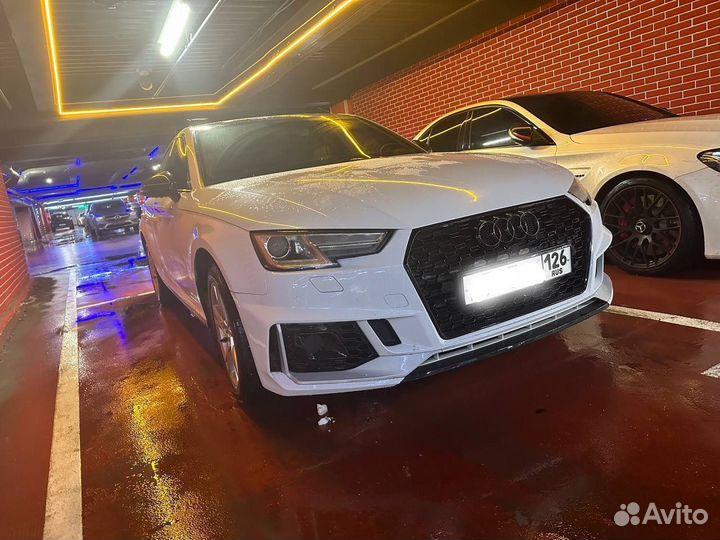 Комплект бампер Audi a4 B9 RS4 стиль