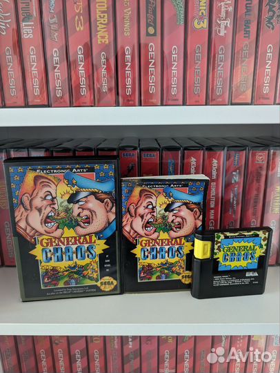 Лицензионная игра General Chaos Sega Genesis