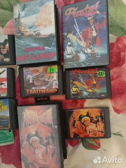 Картриджи и приставки sega