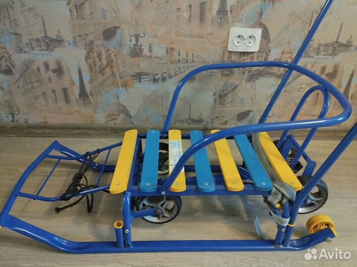 Санки на колесах