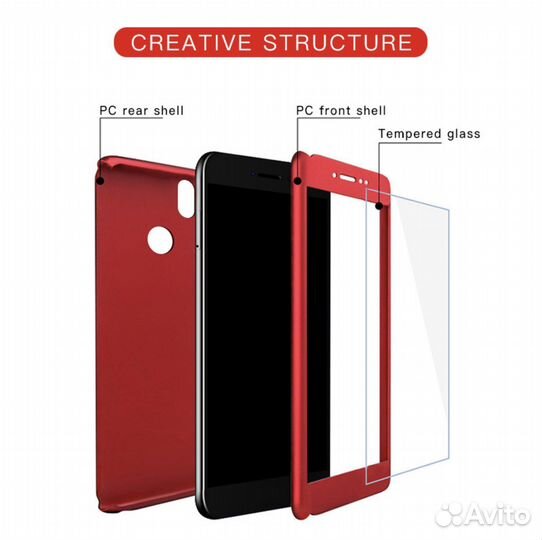 Чехол и защитное стекло для Xiaomi redmi 9