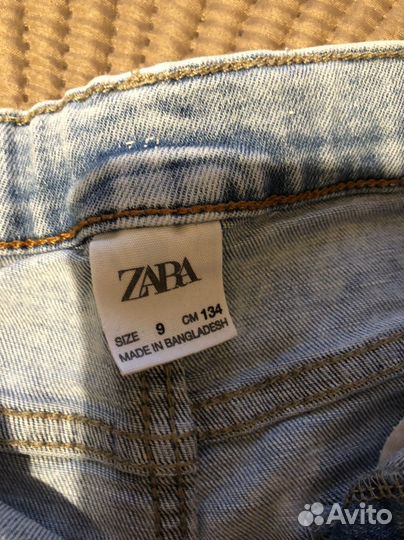 Джинсовые шорты zara для мальчика
