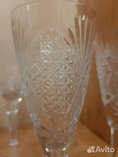 Фужеры хрустальные СССР