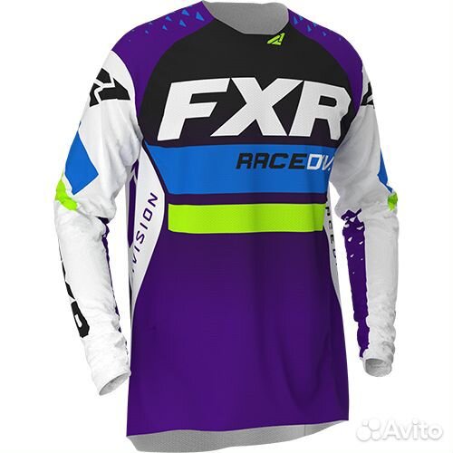 Джерси FXR revo MX jersey White/Purple/Lime 203305