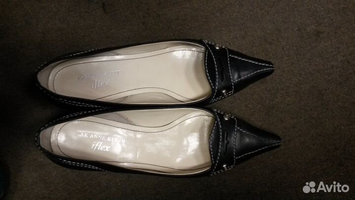 Кожаные туфли Anne Klein