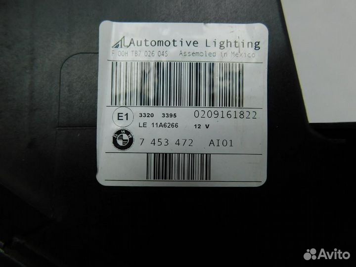 Фара правая BMW X5