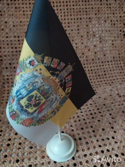 Настольный флажок. Имперка-герб Российской империи