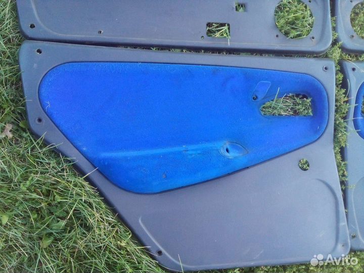 Обивки на ваз 2114 синие вставки