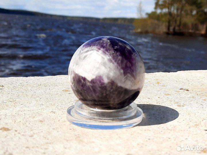 Аметист Камень Шар Талисман Подарок