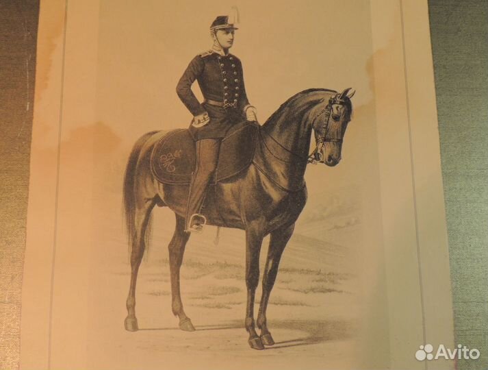 Литография воспитанник гвардейской школы