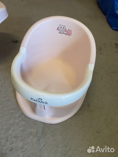 Горка для купания, стульчик, санки