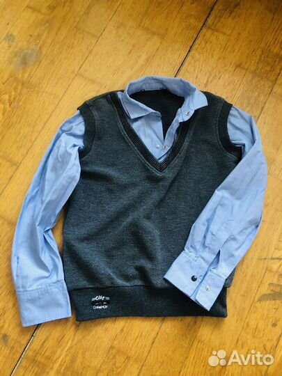 Жилетка +рубашка