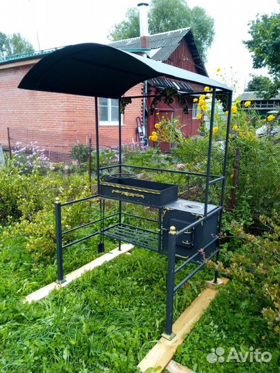 Беседка с мангалом