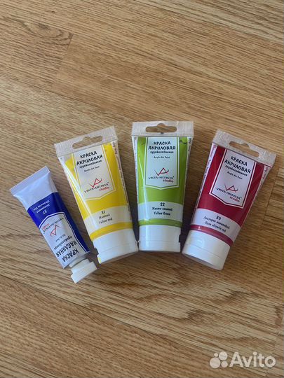 Акриловые краски художественные