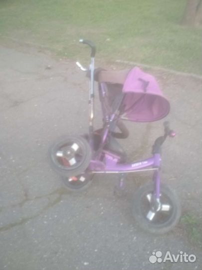 Велосипед 3-х колесный, с ручкой управления