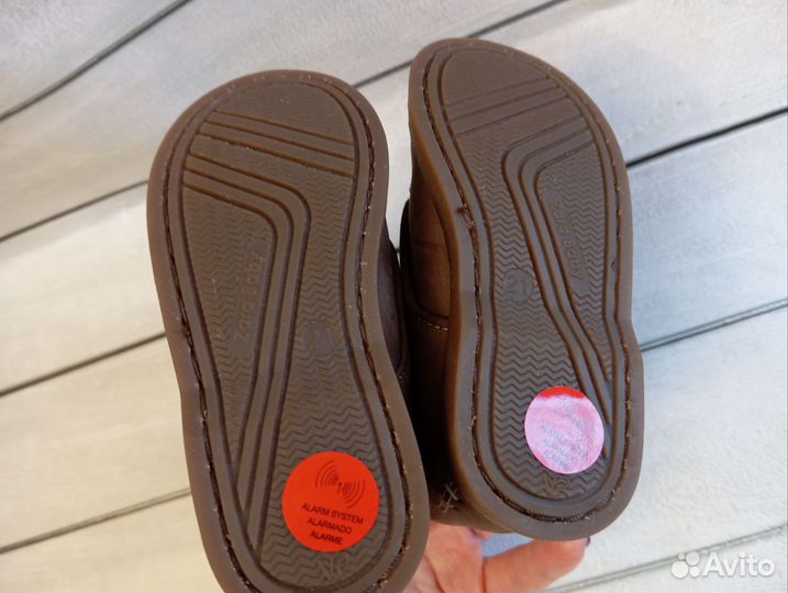 Ботинки zara натуральная кожа 21 22