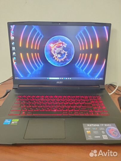 Игровой ноутбук msi katana 17