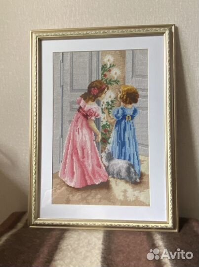 Картина вышитая крестом