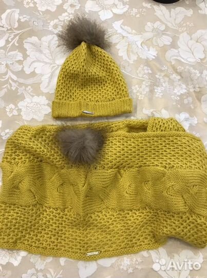 Шапка и снуд для девочки