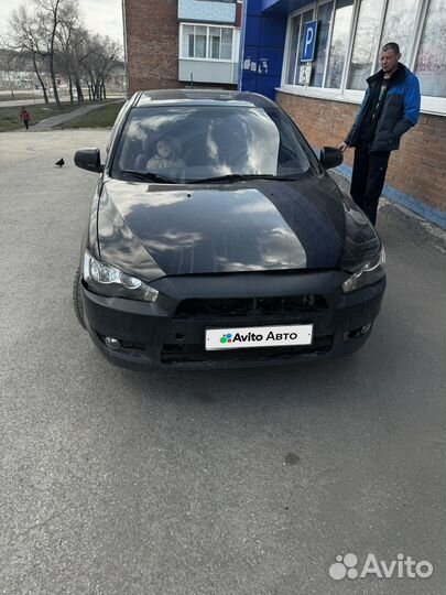 Mitsubishi Lancer 1.8 CVT, 2008, битый, 170 000 км