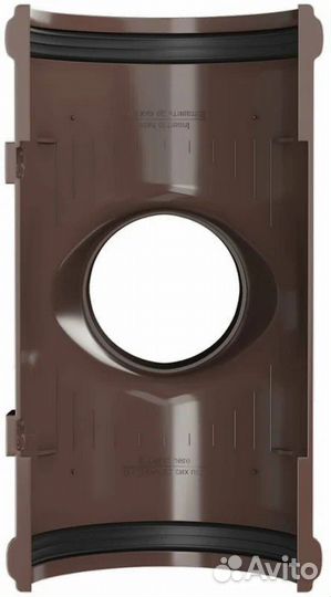 Verat воронка желоба коричневый