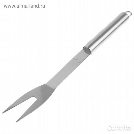 Набор для барбекю: лопатка, щипцы, вилка, 35 см