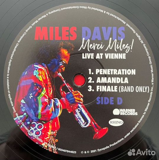 Виниловая пластинка Miles Davis - Merci Miles Live