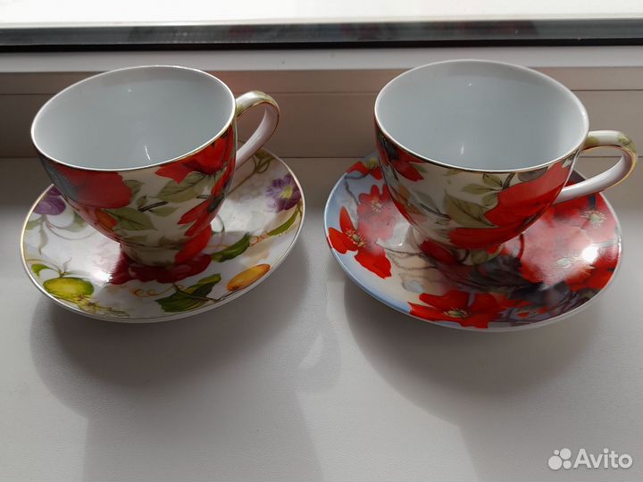 Набор чашка с блюдцем