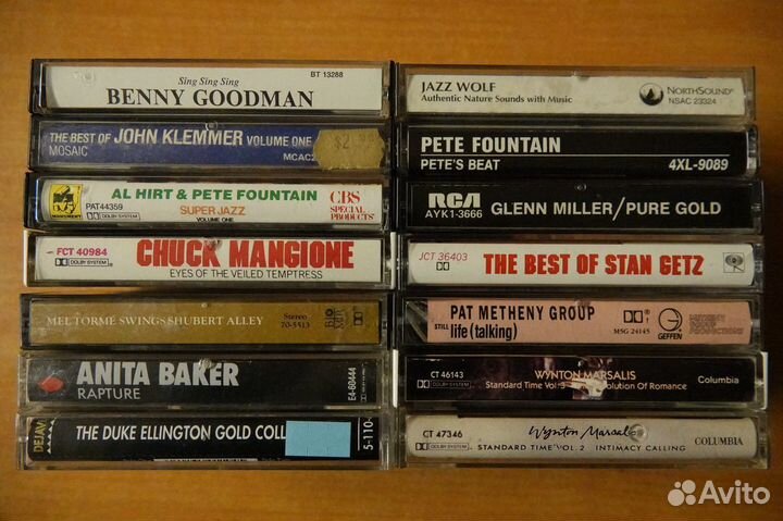 Аудиокассеты производства США Jazz по 500