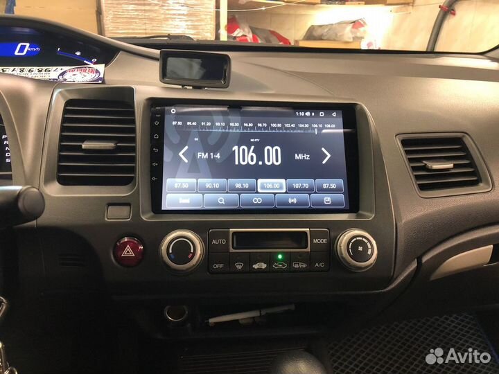 Магнитола Honda Civic 8 4D (9 дюймов)