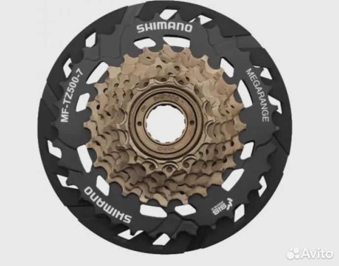 Трещетка Shimano TZ500, 7ск, 14-34, без уп. amftz5