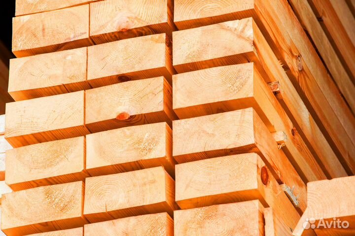 Прямые поставки бруса из лиственницы, опт