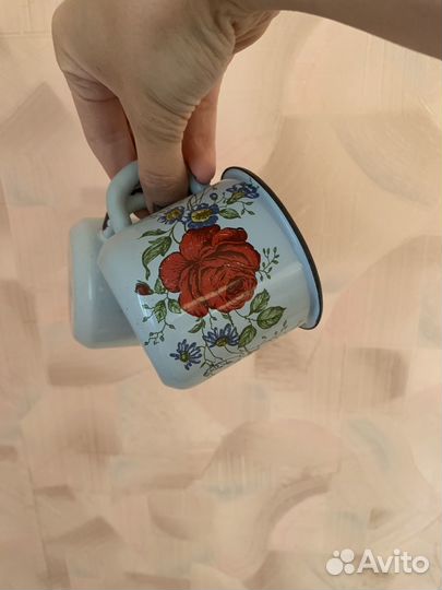 Эмалированная посуда бидон кружка СССР