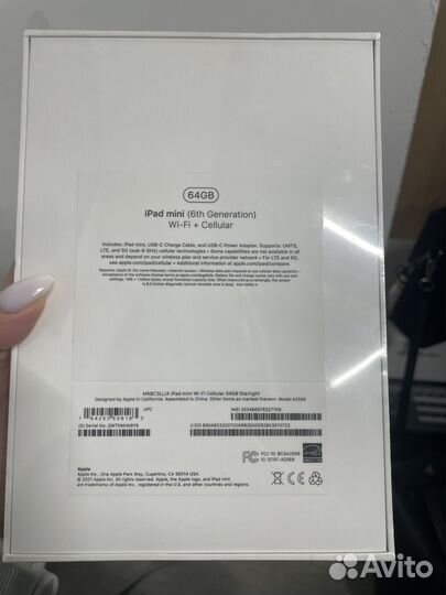 iPad mini 6 (2021) Wifi + Cellular